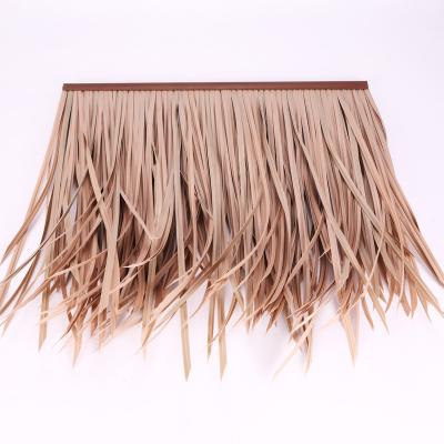 中国 Gazebo Artificial Palm Leaves Thatch Synthetic Tha Gazebo Thatch Roofing Thatch Open Hut 販売のため