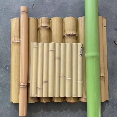 China No Rot Artificial Bamboo Pipe Sticks Full Round Rods Synthetic Bamboo Fence Te koop