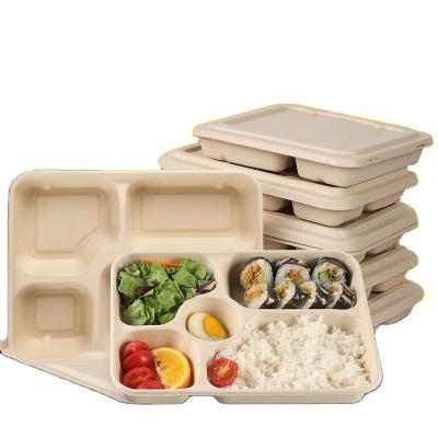 China Disposable Dinner Plate Low Price Guaranteed Quality Takeout Packing Disposable Lunch Boxes Tax Free for sale