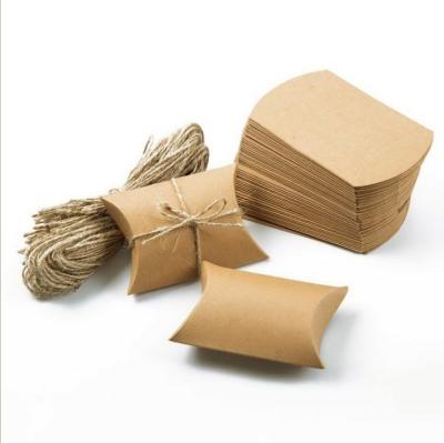 China High Quality Recyclable Mini Candy Party Pillow Packaging Gift Boxes Tax Free Paperboard Kraft Paper Pillow Box Tax Free for sale