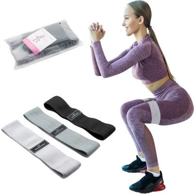 China Wholesale Custom Yoga Private Label Long Cloth Logo Fitness Bulk Hip Booty Resistance Loop Bands Sets 76*8cm for sale