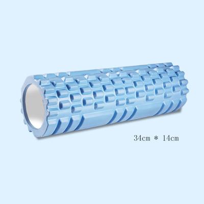 China Body Shaping 33cm Cheap Custom Logo Printing Fitness Massager Yoga High Density Round Soft EVA Foam Muscle Rollers for sale