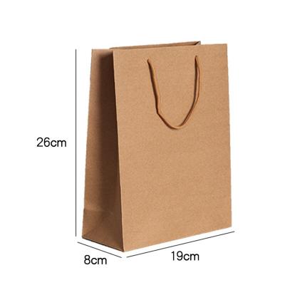 China Wholesale Recycled Materials Factory Price Gift Bag Paper Packaging With Ribbon for sale