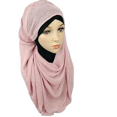 China Wholesale Fashion Glitter Hijab Scarf Shine Hijab Shimmer Scarf Shawl For Women for sale