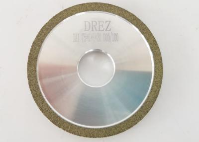 China 1A1 75mm*6mm*6mm*20mm D80/100 Resin Bond Gringing Wheel / Diamond Resin Bond Grinding Wheel for sale