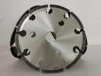 China 5 Zoll galvanisierte Diskette CBN Schleifscheibe-B251 Grit Size Cbn Grinder Cutting zu verkaufen