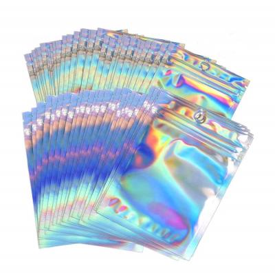 China Moisture Proof Moisture Proof Customize 3.5g Smell Proof Aluminum Plastic Packaging Mylar Holographic Zip Lock Bags for sale