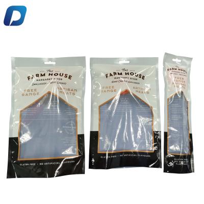 China Custom Plastic Transparent 3 Side Frozen Food Sealing PA+PE Packing Moisture Proof Bag Moistureproof for sale