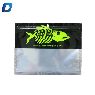 China Free Sample Moisture Proof Plastic Fishing Lure Bags Inner Aluminum Foil Moisture Proof With Resealable Zipper Custom Fishing Bag for sale