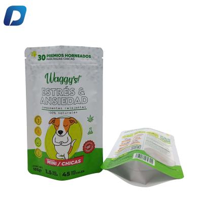 China Custom Printed Recyclable Dog Moisture Proof Cat Pet Food Packaging Bags Zipper Lock Moisture Proof for sale