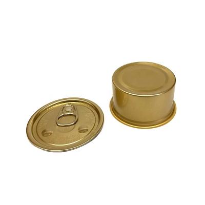 China Custom Food Packaging 636 Cake Tea Tin Round Material Aluminum Box 80g Pack Fresh Meat and Food Capacity 100g for sale