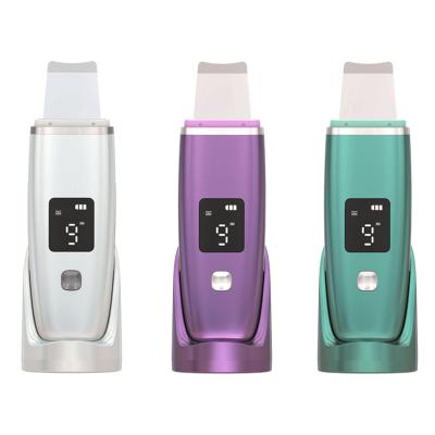 China Hot Sale Portable Skin Scrubber Mini Dead Cleaning Ultrasonic Skin Scrubbe Electric DEEP CLEANING Machine for sale