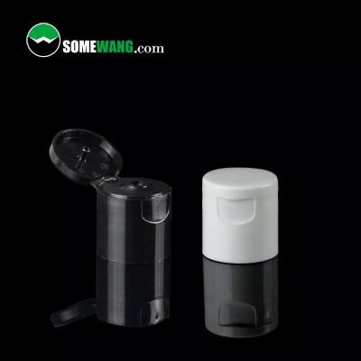 China Non Spill 20/410 Plastic Bottle Flip Top Cap 20mm Cosmetic Screw Cap for sale