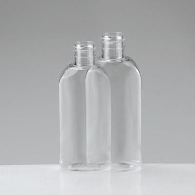 China Best Cosmetic Factory Direct Selling Clear Round Shape PET Bottle Lotion Bottles For Skin Care for sale