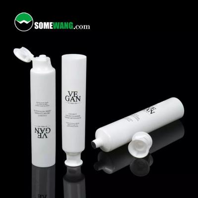 China Plastic Container Tube Cleaning Cream Detergent Tube Squeeze Cosmetic Facial Toothpaste Tube for sale