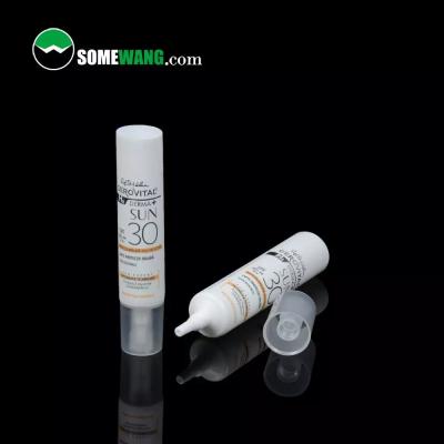 China Mini Long Spout Eye Cream Cosmetic Plastic Packaging Tube Empty Face Cream Tubes For Skin Care for sale