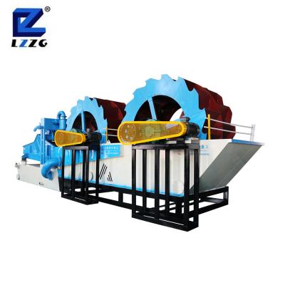 China Sand washing silica stone river sand washing machine wheel sand seal and mineral reuse system for sale