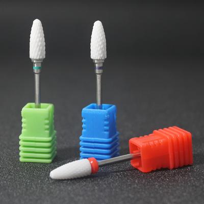 China Nail Art Tools Nail Drill Bits Ceramic Carbide Turn Burr Milling Electric Drill Machine Manicure Pedicure Tools for sale