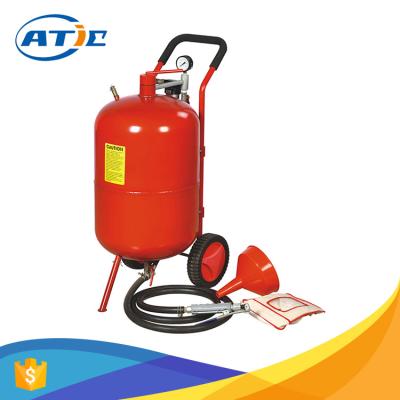 China 20gallon non-toxic portable sandblaster, new sandblaster gun, easy use shot blasting sand machine for sale