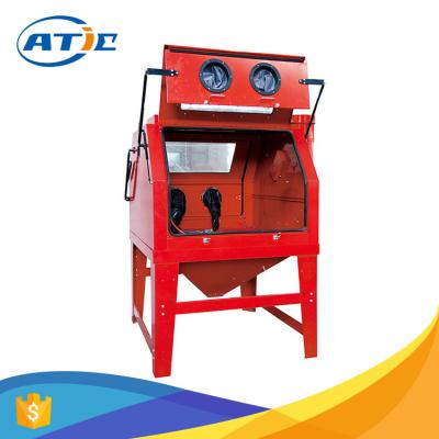 China Non-toxic Eco-friendly Rotary Type Shot Blasting Machine, 1200L Cabinet Sandblaster, 32L Sandblasting Loading Equipment for sale