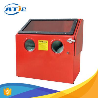 China 110L Non-toxic Tanks, Automatic Red Sand Blasting Sandblasting Machine For Sale for sale