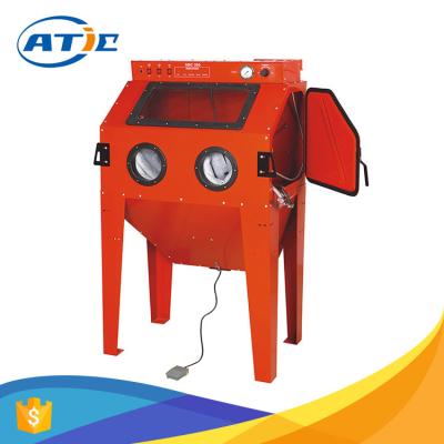 China Electronic industry sand blaster cabinet industrial-quality, shot blasting machine reasonable price for sale