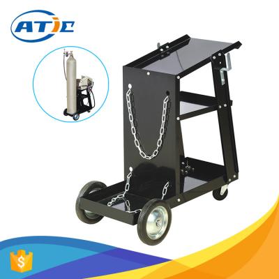 China For operation shelf welding and welding cart to keep the gas cylinder securely, the best easy control welding cart wheels for sale