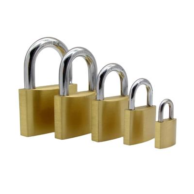 China Waterproof 20-70mm Free Brass Sample Padlock High Security Cheap Sample Padlock Brass Bracket Type for sale