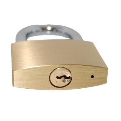 China Large Door Anti-Cut Single 70mm Cheap Waterproof Security Padlock Holder Type Brass Padlock for sale