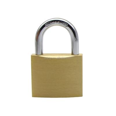 China 30mm Waterproof Security High Quality Bracket Type Brass Padlock Keyed Same Keyed Different for sale