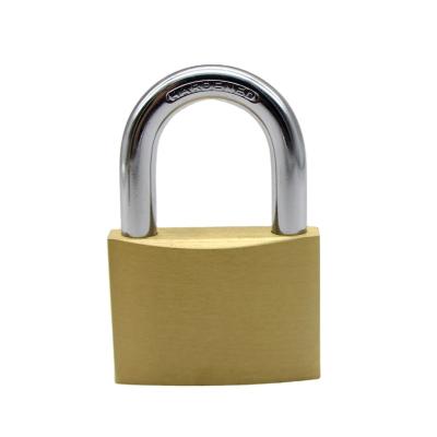 China High Security Durable High Security Hardened Anti Theft Anti Theft Heavy Duty 20mm Brass Padlock for sale