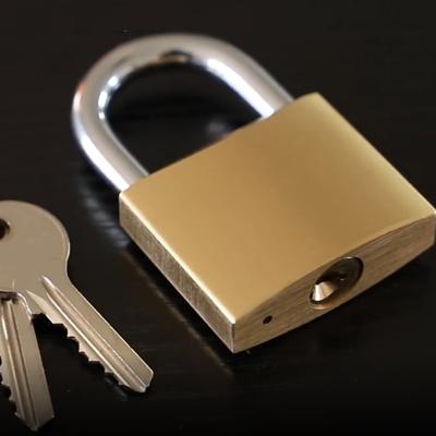 China Cheapest High Quality Security Free Sample Support ODM&OEM Top Brass Padlock 20mm-75mm for sale