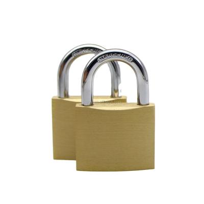 China Waterproof Top Anti Theft Anti Rust Padlock Good Quality 60mm Heavy Duty Brass Security Padlock With Master Key for sale