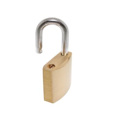 China Thin Type Anti Theft Anti Cutting Brass Security Padlock 25mm Small Waterproof Top More Durable Luggage Lock for sale