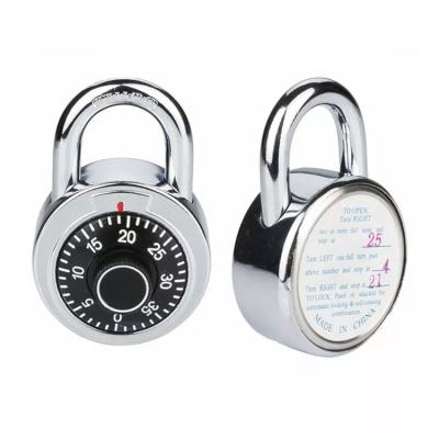 China New Design 2023 Round Shape Stainless Steel Waterproof High Quality Cheap Chinese Popular Disc Padlock Digital Combination Lock for sale