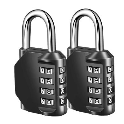 China High Security Baggage Travel Luggage Lock 4 Digit Combination Anti-Theft Rustproof Padlock for sale