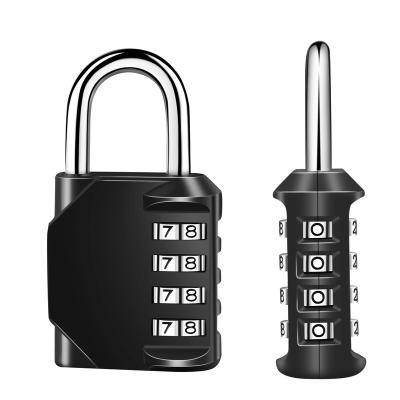 China High Quality Security Luggage Keyless Smart Lock 4 Digit Combination Anti-Theft Rustproof Padlock for sale