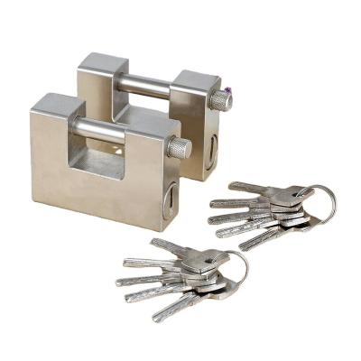 China Available Sample Iron Security High Security Rectangular Padlock 74mm for sale