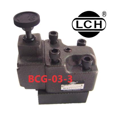 China LCH BCG-03-3 Hydraulic Counterbalance Pressure Valve 15-250 kgf/cm2 3/8