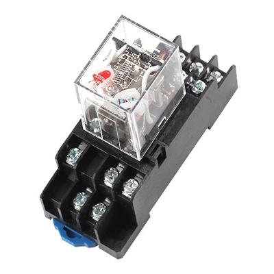 China CHINT JZX-22F small general purpose relay 10A DC12V DC24V AC220V relay with LED and test contact, 14pin for sale