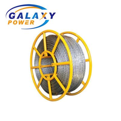 China 200KN 18mm galvanisierte Anti- Berst- Stahl- Pilot-Rope Overhead Line-Werkzeug zu verkaufen