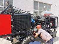 중국 공기 브레이크 시스템과 97 kw 2x40kN 수력 오버헤드 케이블 텐셔너 판매용