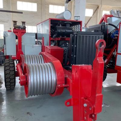 China 118KW (158hp) Max Pull Force 9 Ton Transmission Line Stringing Equipment Te koop