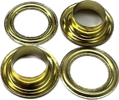 China 10mm nickel free gold brass eyelet for sale