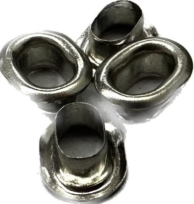 China 6mm oval shape nickel free designed metal eyelet for sale