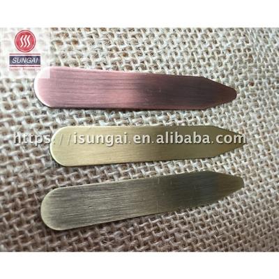 China Brushed Brass Impact Brass Collar Stay In Various Colors for sale