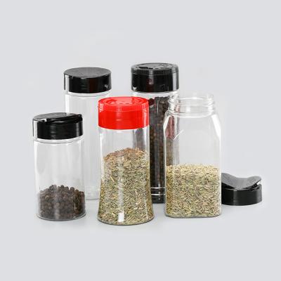 China Hot Selling 180ml Small Food Customized Plastic Spice Jars for sale