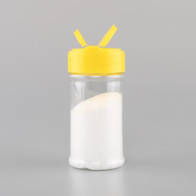 China Stocked 3oz 4oz Empty Plastic Clear Spice Jars Set With 100ml Caps for sale