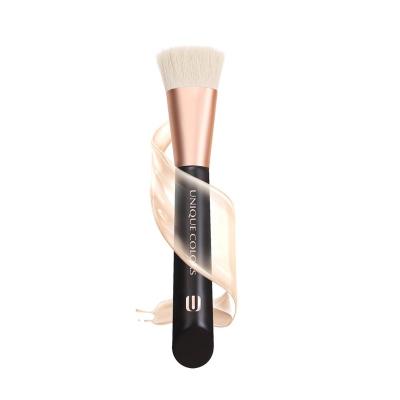 China Angular Blush Unique Colors Foundation Facial Make Up To Sweep Nylon Hair Coutour Brush Powder Makeup Brush for sale