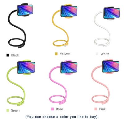 China Flexible GPS/Mobile Phone/mp4/Tablet bed desk lazy neck phone holder gooesneck cell phone holder for sale